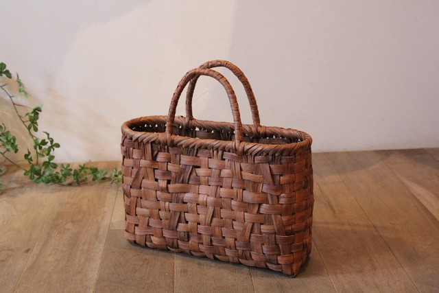 かご・バスケット・雑貨 - menui | 山ぶどう 太乱れ編みかごバッグ