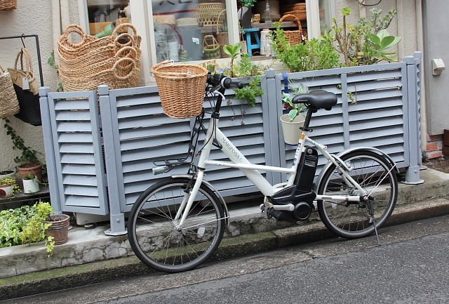 柳自転車かご