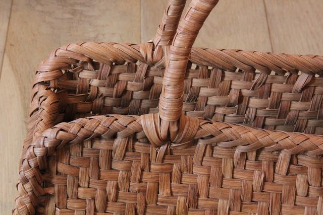 山ぶどうボストン型かごバッグ