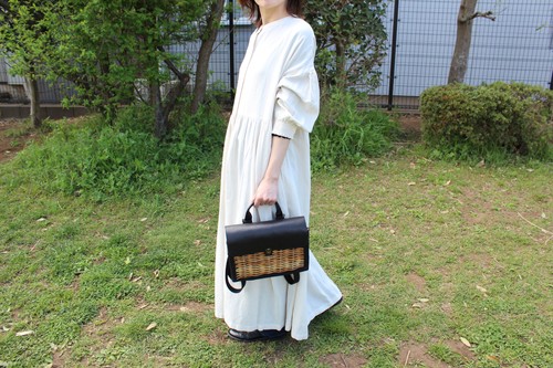 かご・バスケット・雑貨 - menui | 革とカゴとクボさん【3wayで使え革