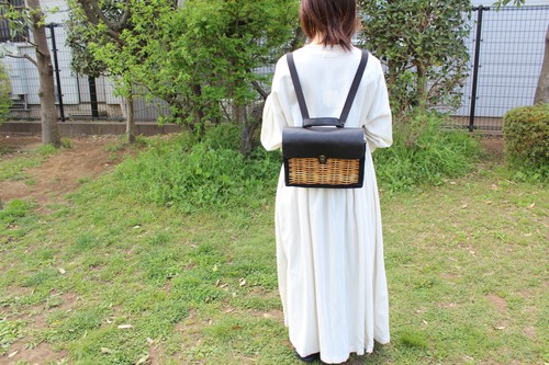 かご・バスケット・雑貨 - menui | 革とカゴとクボさん【3wayで使え革