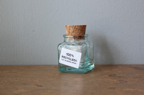 スペインガラスのミニコルクボトル