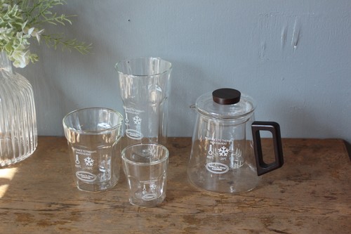 耐熱ガラスのウッドハンドルポット