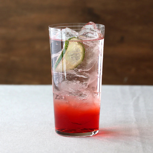 ソーダガラスの切子ラインタンブラーとオールドグラス