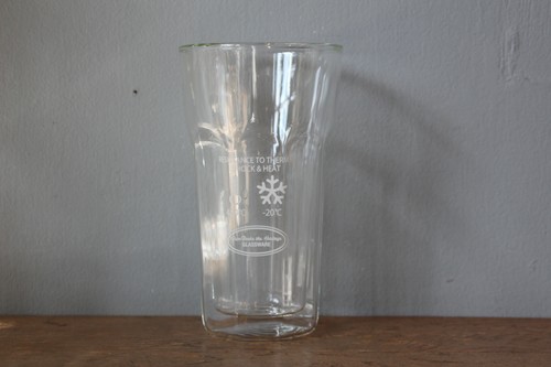 耐熱ガラスのダブルウォールタンブラー