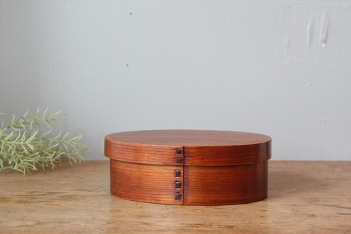 ヒノキの総スリ曲げわっぱ弁当箱