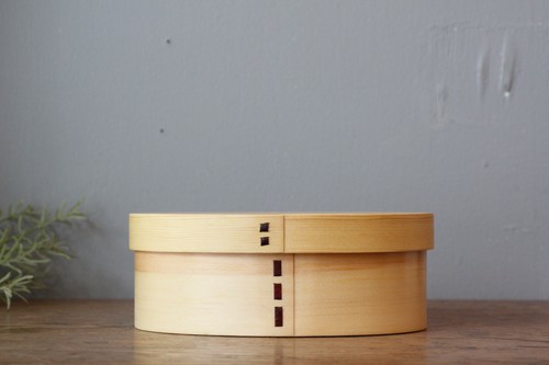 ヒノキの白木曲げわっぱ弁当箱