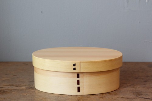 ヒノキの白木曲げわっぱ弁当箱