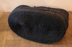 エレファントグラスのボルガ透かし編みかごバッグ