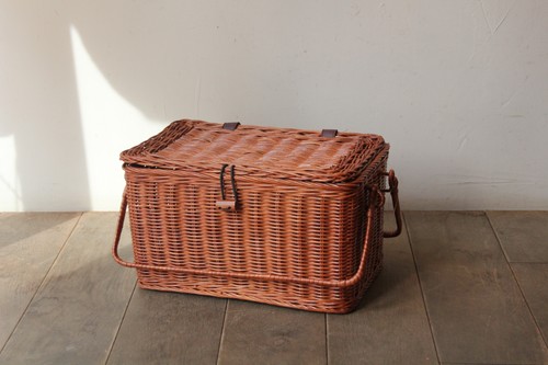 かご・バスケット・雑貨 - menui | 人気！！【ラタン蓋付きバスケット