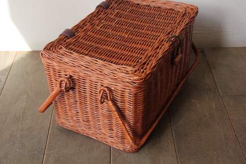 かご・バスケット・雑貨 - menui | 人気！！【ラタン蓋付きバスケット