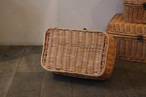 籐ラタンピクニックバスケット