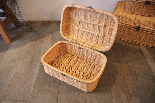 籐ラタンピクニックバスケット