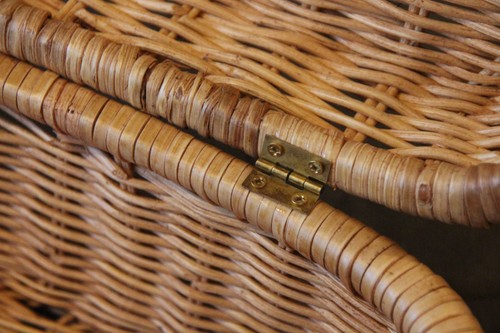 籐ラタンピクニックバスケット