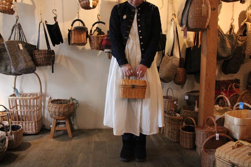 籐ラタンピクニックバスケット