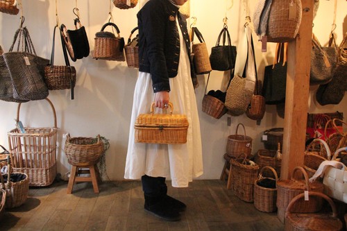 籐ラタンピクニックバスケット