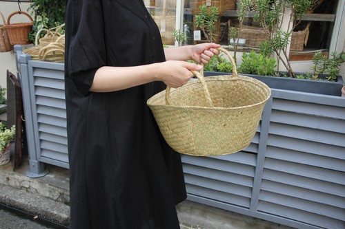 menuiオリジナルシーグラスtubバスケット