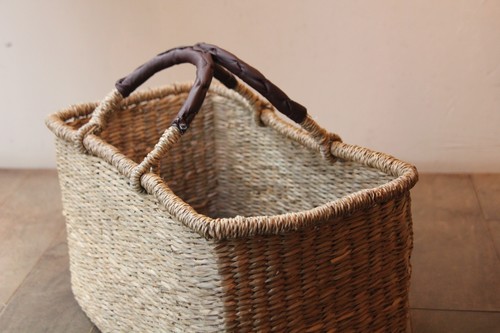 シーグラスレクトバスケット大きめサイズ