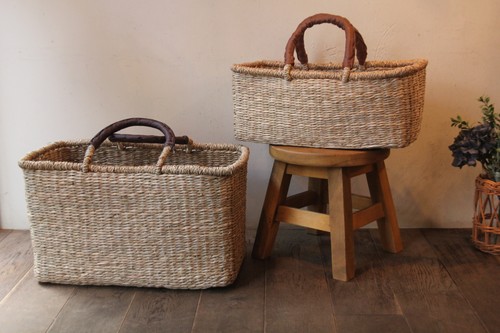 シーグラスレクトバスケット大きめサイズ