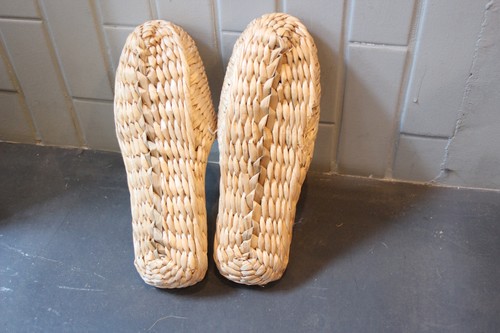蒲草のガマスリッパ大きめサイズ