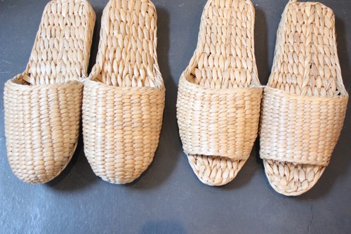蒲草のガマスリッパ大きめサイズ