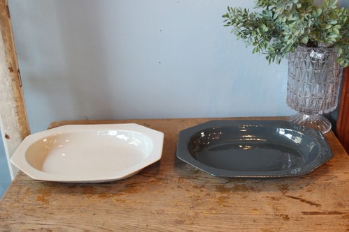 瀬戸焼オクタンブルグレープレート