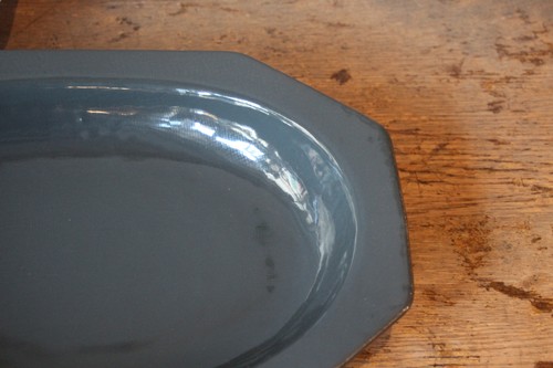 瀬戸焼オクタンブルグレープレート