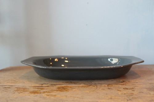 瀬戸焼オクタンブルグレープレート