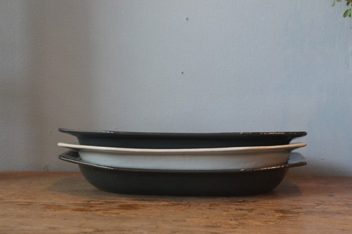 瀬戸焼オクタンブルグレープレート