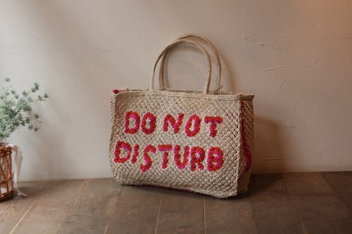 the Jacksons ジュートかごバッグ Do Not Disturb