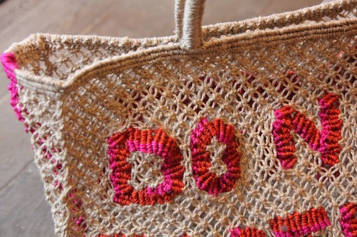 the Jacksons ジュートかごバッグ Do Not Disturb