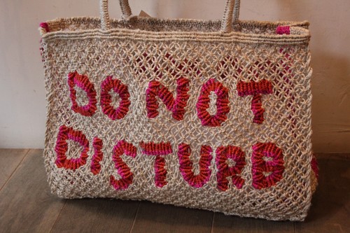 the Jacksons ジュートかごバッグ Do Not Disturb