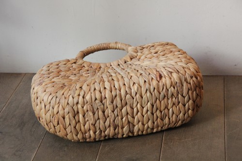 ウォーターヒヤシンスリングハンドルかごバッグ