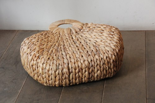 ウォーターヒヤシンスサークルハンドルかごバッグ