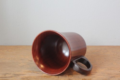 天然木のマグカップ