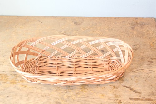 ポーランド製東欧のかご柳バケットバスケットトレー