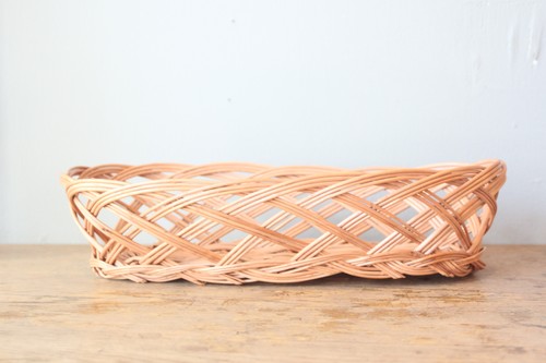 ポーランド製東欧のかご柳バケットバスケットトレー
